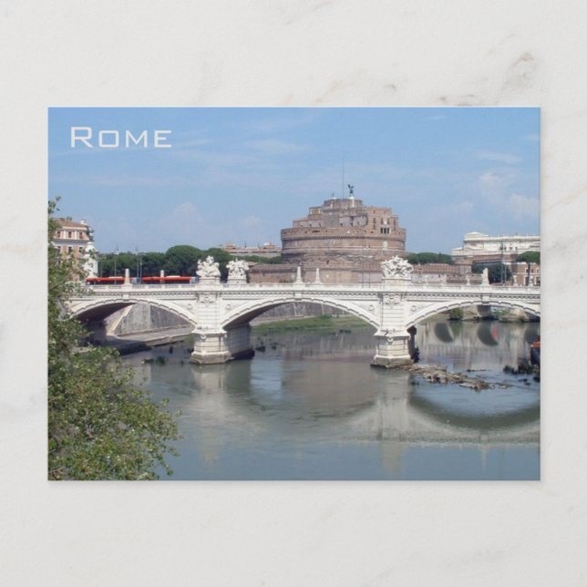 Postal Roma - Castel Sant Angelo (Anverso)