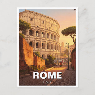 Postal Roma Colosseum Italia