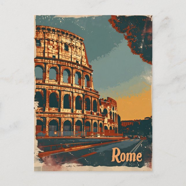 Postal Roma Colosseum Vintage (Anverso)