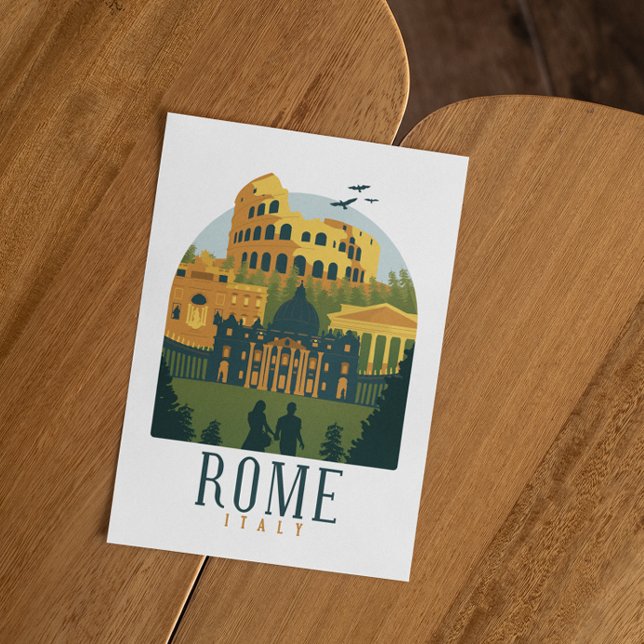 Postal Roma Colosseum Vintage (Rome Colosseum Vintage Postcard)