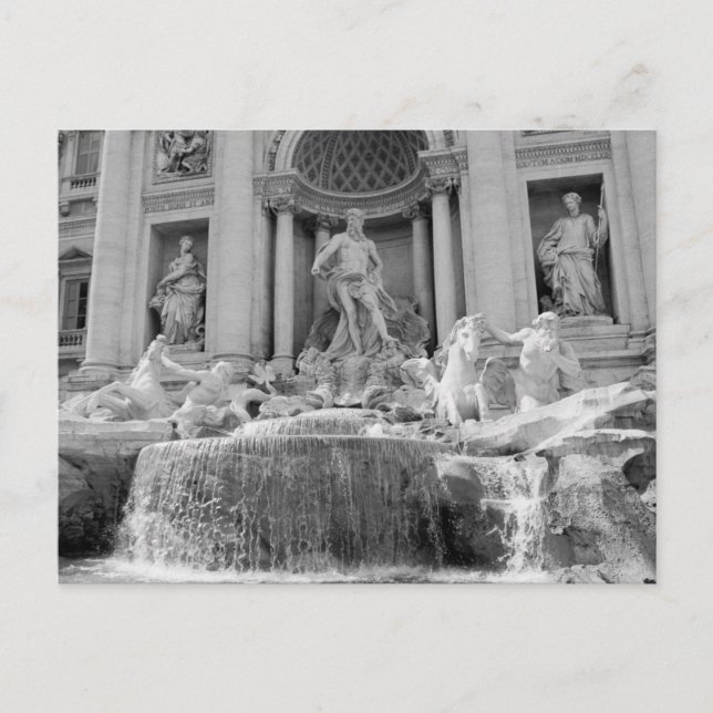 Postal Roma, Fontana de Trevi (Anverso)