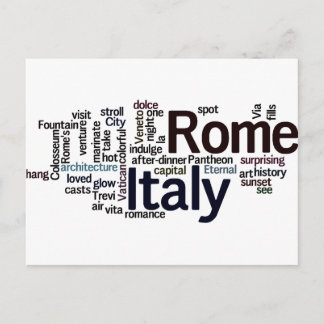 Postal Roma Italia