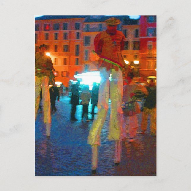 Postal Roma Italia (Anverso)