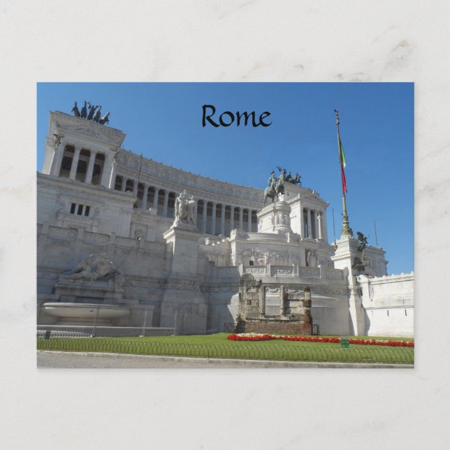 Postal Roma, Italia (Anverso)