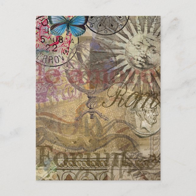 Postal Roma Italia Ciudad de vacaciones de viaje (Anverso)