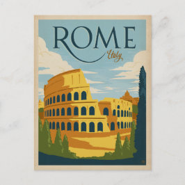 Postal Roma, Italia, Coliseo