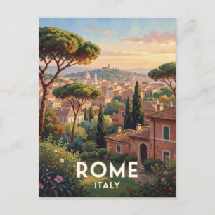 Postal Roma Italia Coliseo Escena de Viaje 🏛️