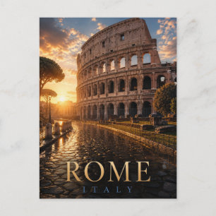 Postal Roma Italia Coliseo REALMS