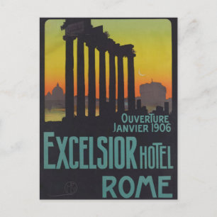 Postal Roma Italia Europa Viajes de época