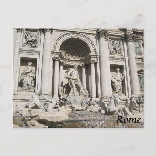 postal Roma Italia Fontana di Trevi (Anverso)