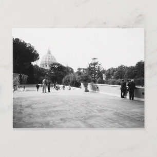 Postal Roma Italia, Los Jardines Vaticanos