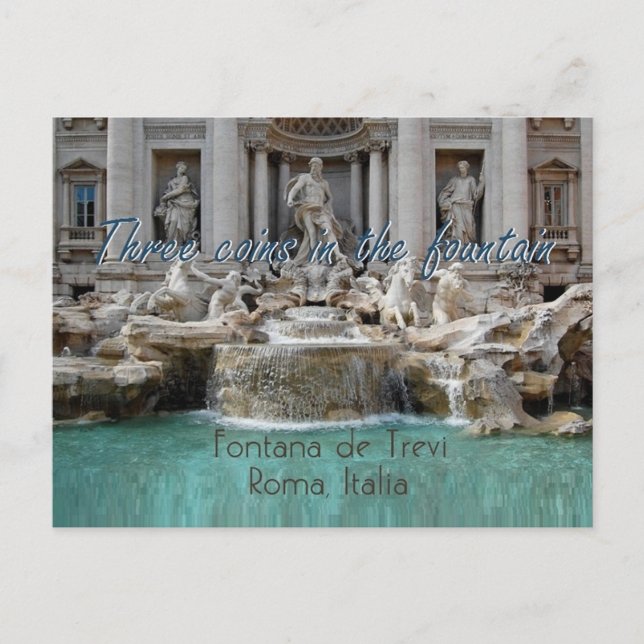 Postal ROMA Italia Postcard (Anverso)