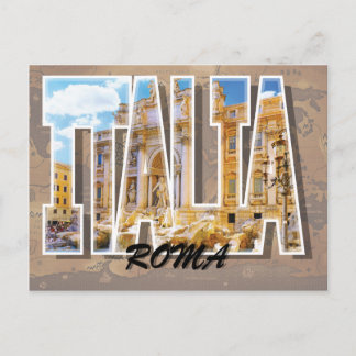 Postal Roma, Italia Postcard