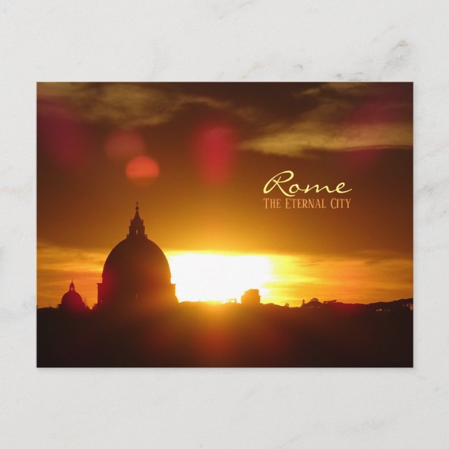 Postal Roma, la Ciudad Eterna (Anverso)