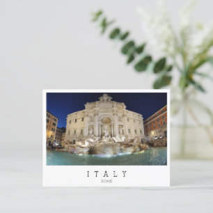 Postal Roma, la Fontana de Trevi, Italia