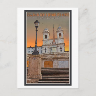 Postal Roma - La Plaza de España