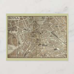 Postal Roma, Mapa de finales del siglo XIX
