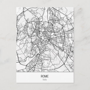 Postal Roma minimalista Italia