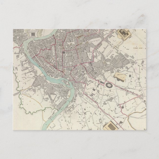 Postal Roma moderna (Anverso)