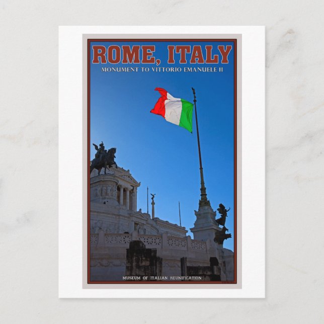 Postal Roma - Monumento Vittorio (Anverso)