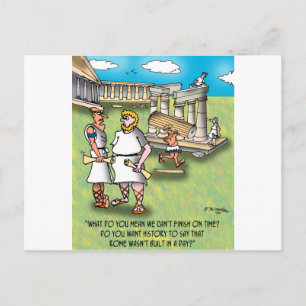 Postal ¿Roma no se construyó en un día?