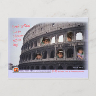 Postal Roma ~ Toma tu Tiara! ¡Vayamos al Coliseo!