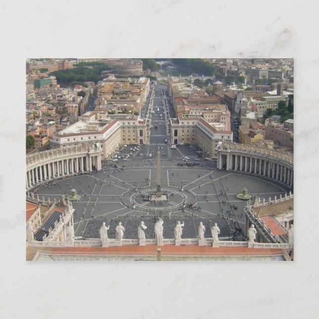 Postal Roma - Vaticano (Anverso)