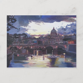 Postal Roma Vaticano Feliz Navidad