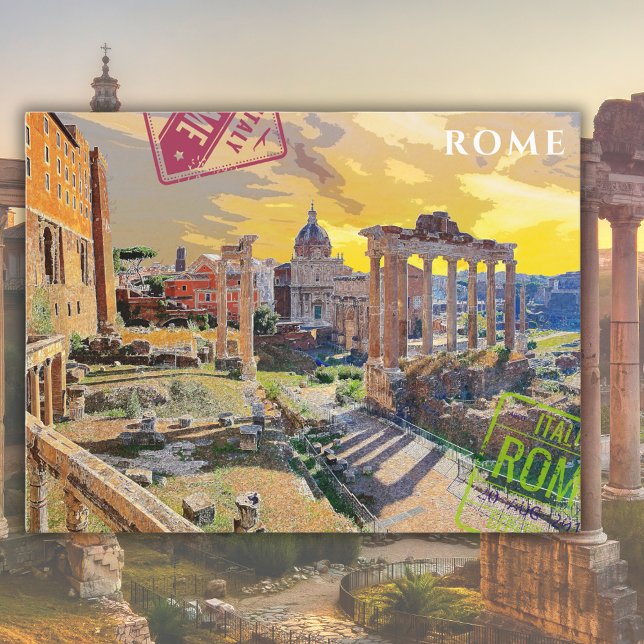 Postal Roma Vieja Italia Foro Arte de Viajes (Subido por el creador)