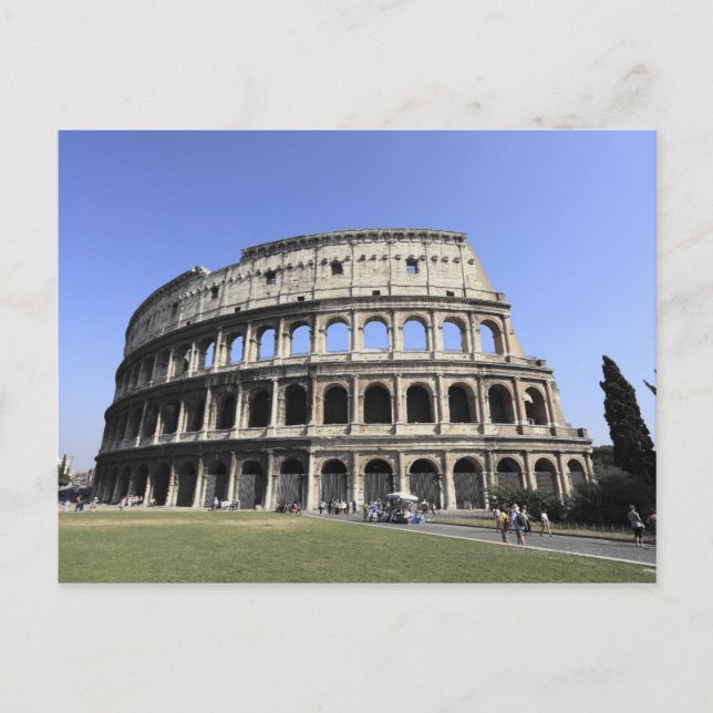 Postal Roman Colosseum Lazio, Italia (Anverso)