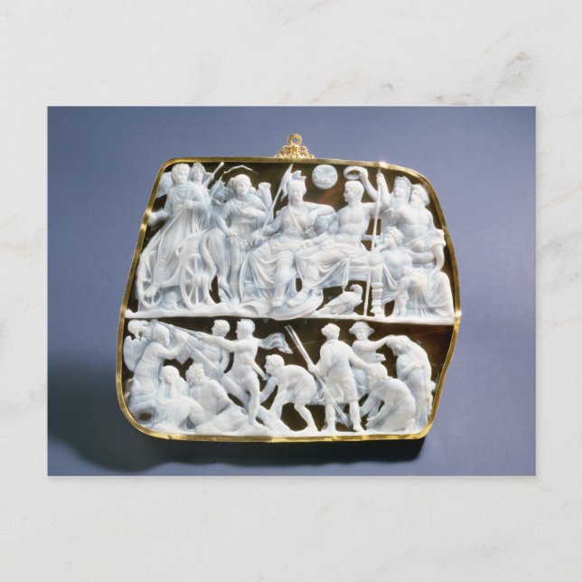 Postal Roman onyx cameo, siglo I d.C. (Anverso)