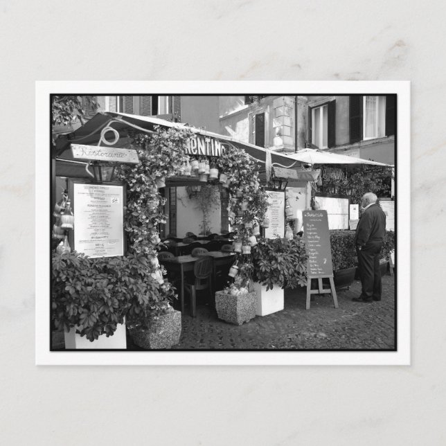 Postal romana ristorante (Anverso)