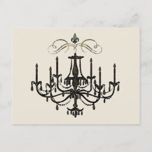 Postal Romance con una lámpara ~ Postcard Love Pink