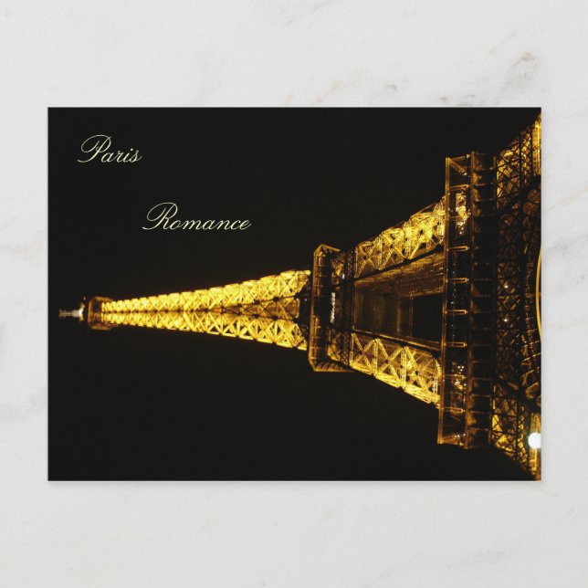 Postal Romance de París (Anverso)