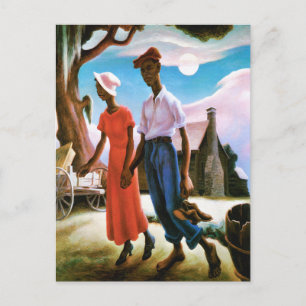 Postal Romance de Thomas Hart Benton