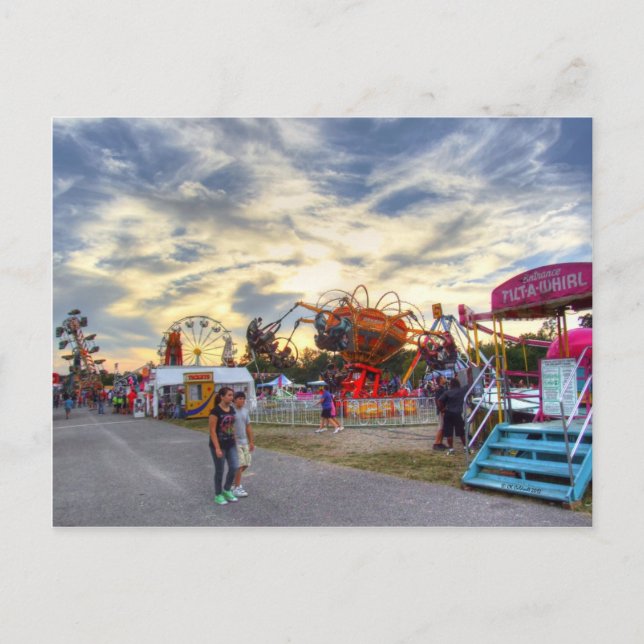 Postal Romance De Tilt-A-Whirl (Anverso)