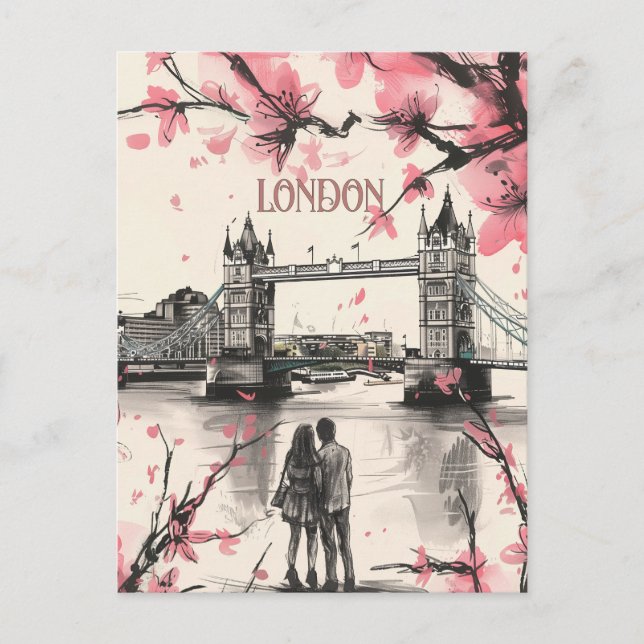 Postal Romance en Londres (Anverso)