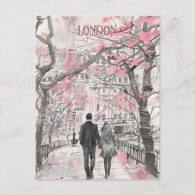 Postal Romance en Londres (Anverso)