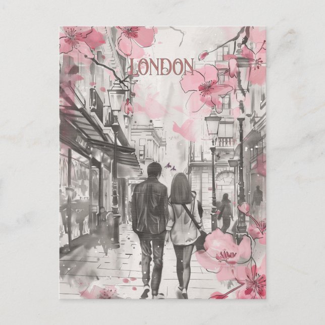 Postal Romance en Londres (Anverso)