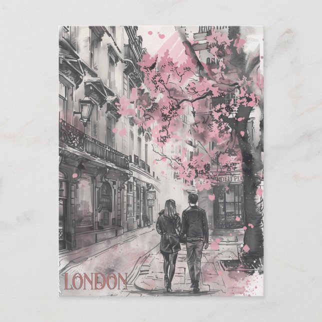 Postal Romance en Londres (Anverso)