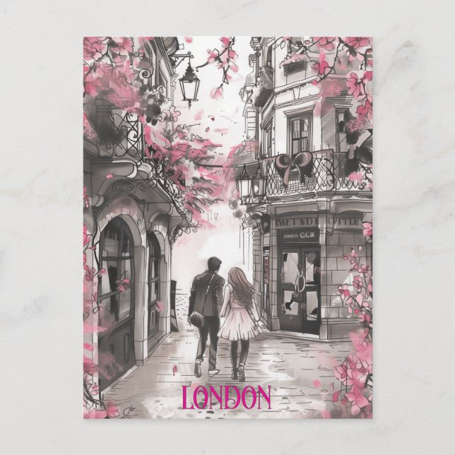 Postal Romance en Londres (Anverso)