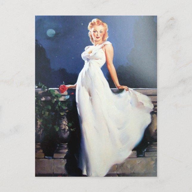 Postal Romance Pin Up (Anverso)