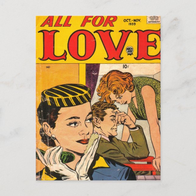 Postal Romance vintage (Anverso)