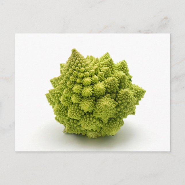 Postal Romanesco broccoli (Anverso)