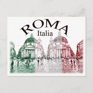 Postal Romaní estampado