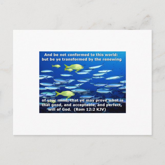 Postal Romanos 12:2 (Anverso)