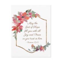 Romanos 15:13 Dios de esperanza, Navidades