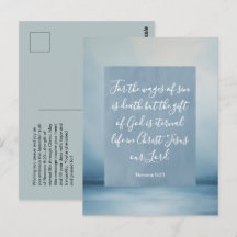 Romanos 6:23 Versículo Bíblico Personalizable