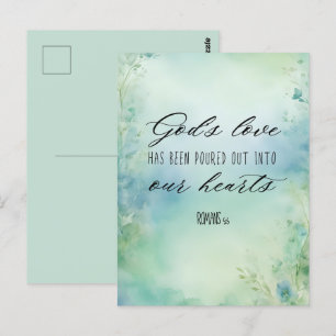 Postal Romanos El Amor de Dios Ha Sido Derramado En Nuest