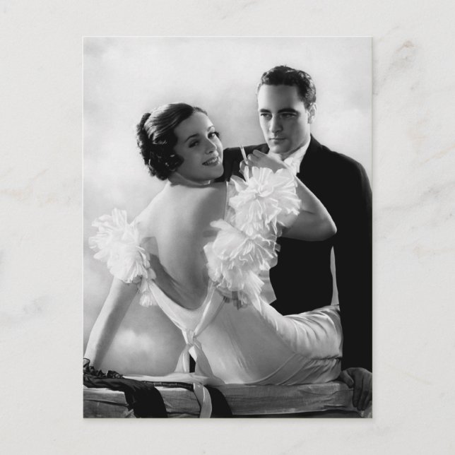 Postal romántica (Anverso)